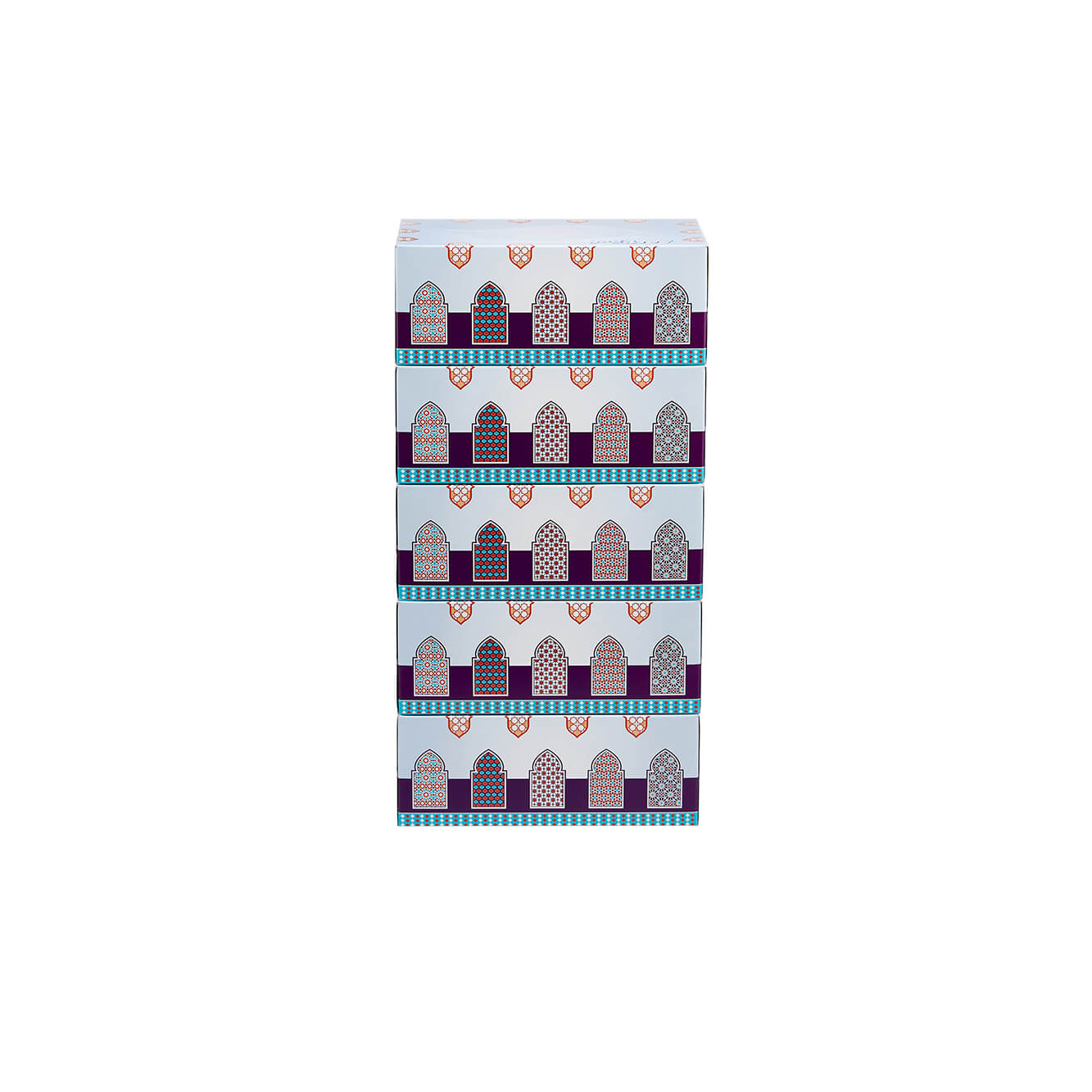 30 Boxes Soft n Cool Arabic Theme  Facial Tissue 200 Sheets x 2Ply - hotpackwebstore.com