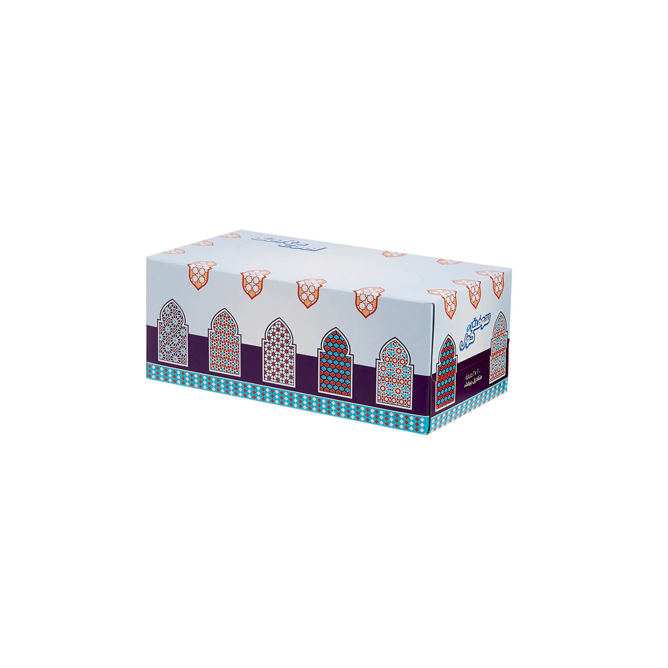 30 Boxes Soft n Cool Arabic Theme  Facial Tissue 200 Sheets x 2Ply - hotpackwebstore.com