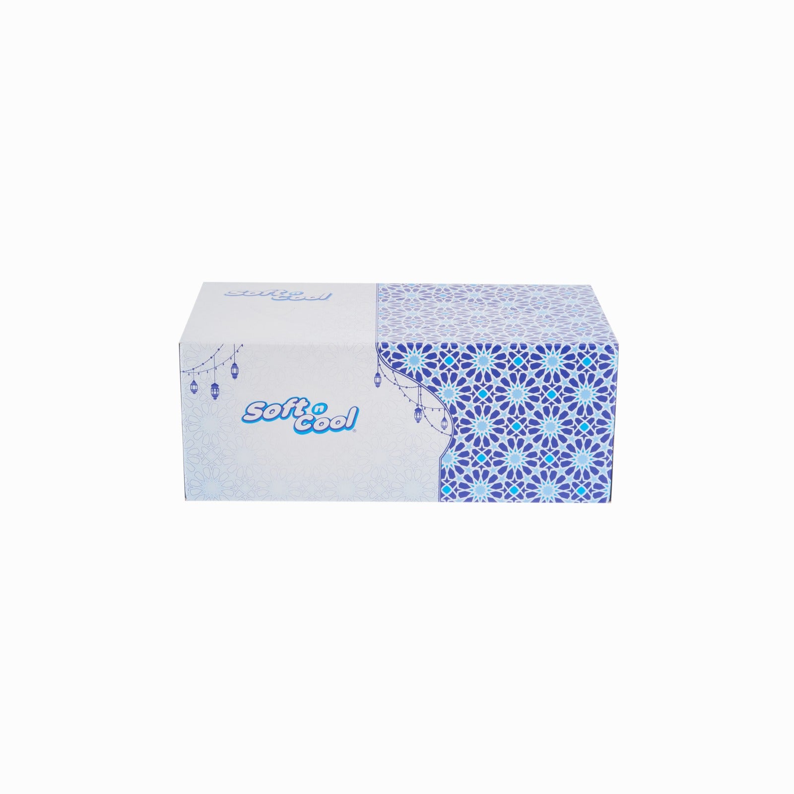 30 Boxes Soft n Cool Ramadan Theme  Facial Tissue 200 Sheets x 2 Ply - hotpackwebstore.com