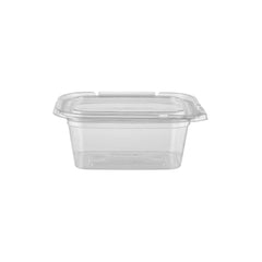 Tamper Evident Square Clear Pet Container - hotpackwebstore.com