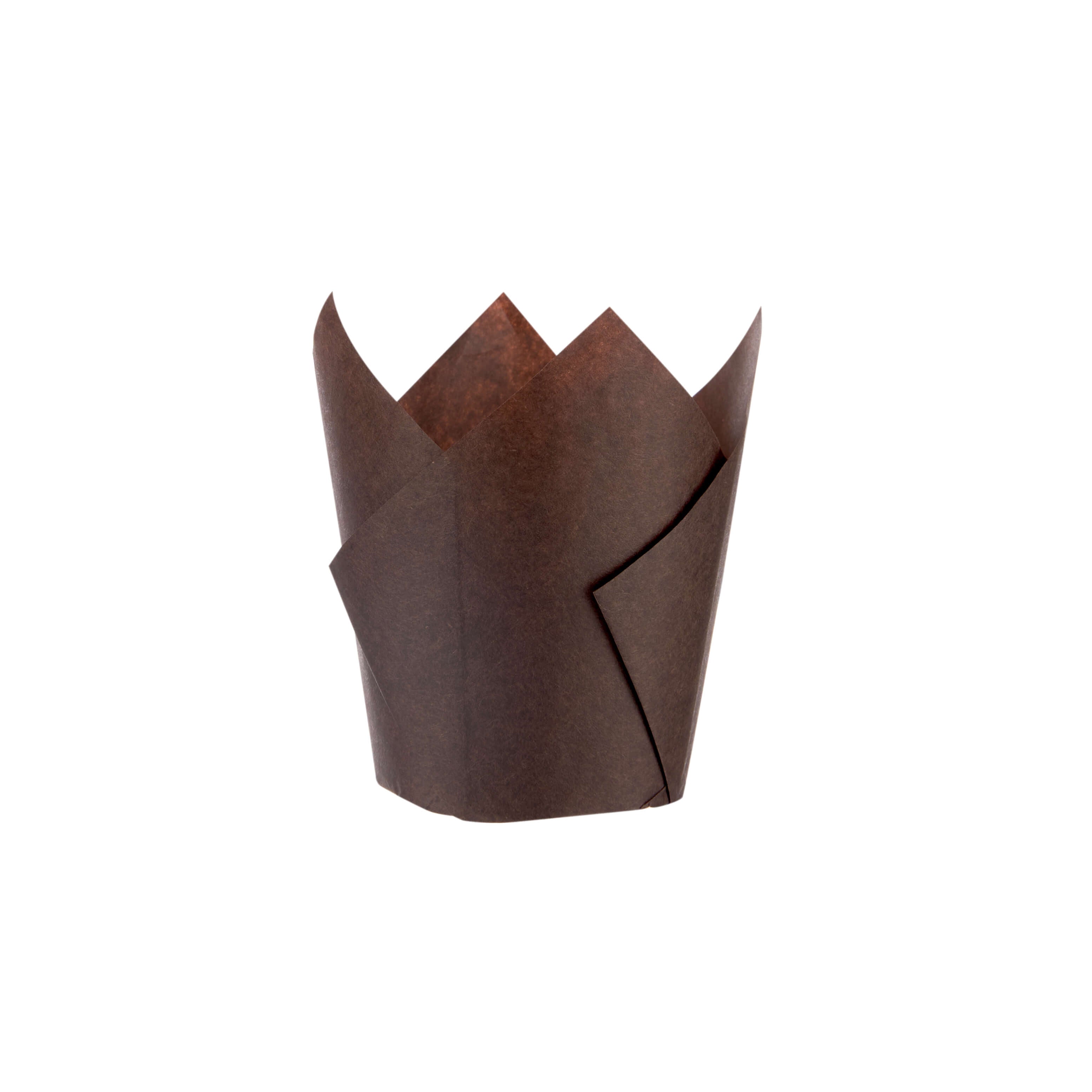 Brown Tulip Muffin Paper Cups 15x15 cm - Hotpack Global