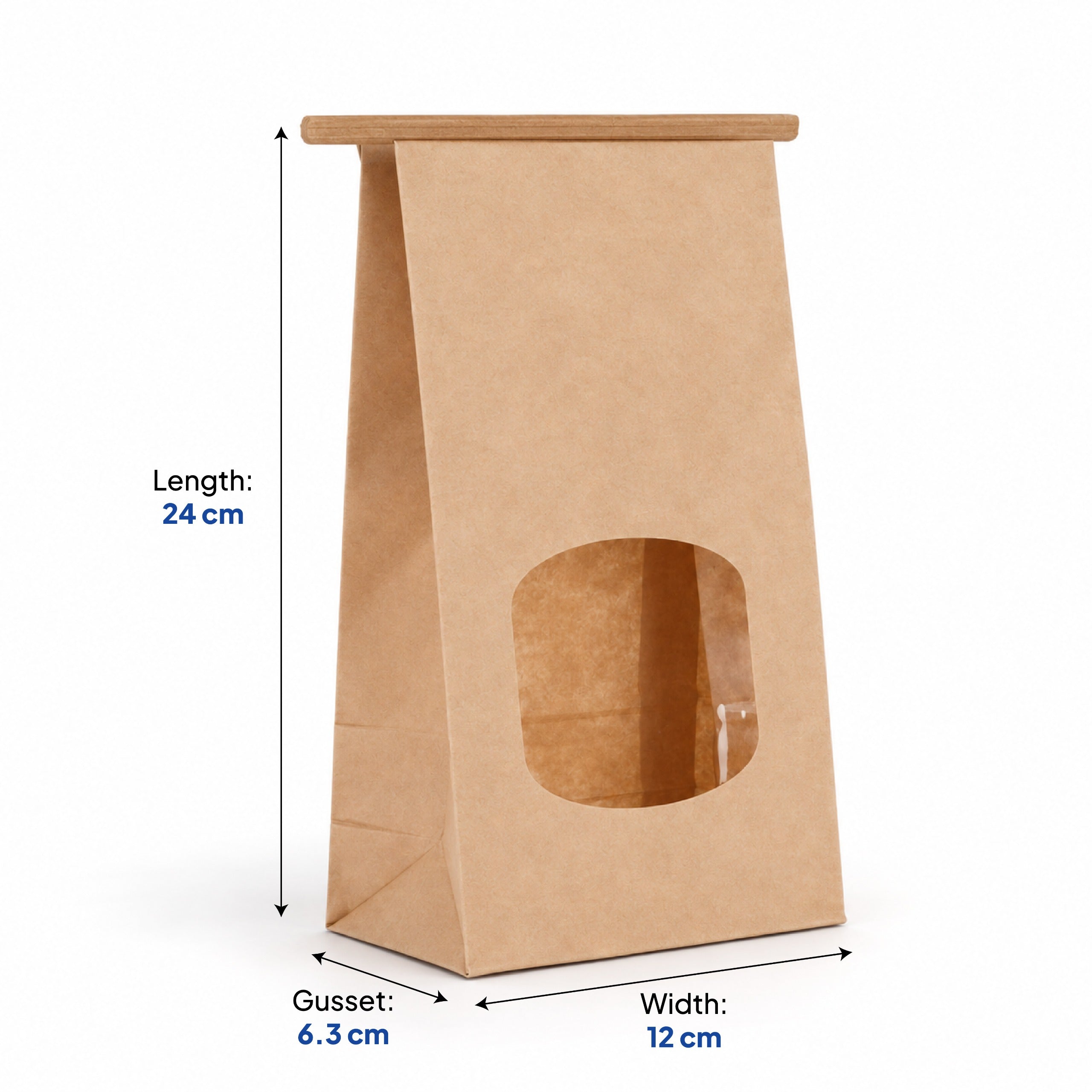 Tin-Tie Bag With Window 500 Pieces