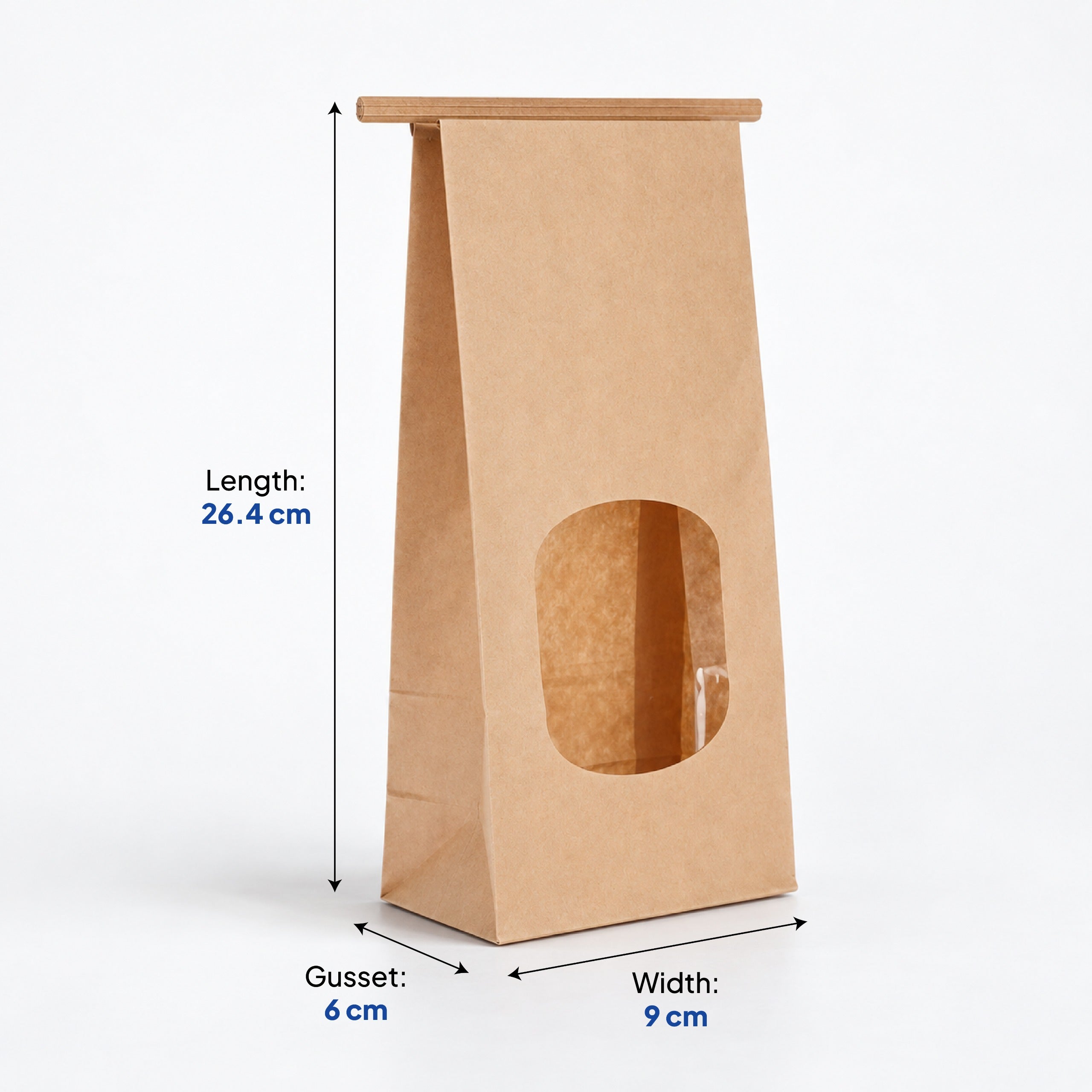 Tin-Tie Bag With Window 500 Pieces