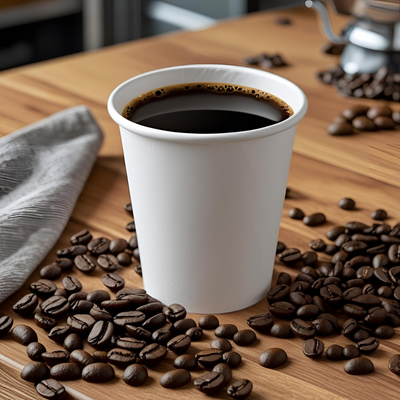 Heavy Duty White Single Wall Paper Cups - hotpackwebstore.com