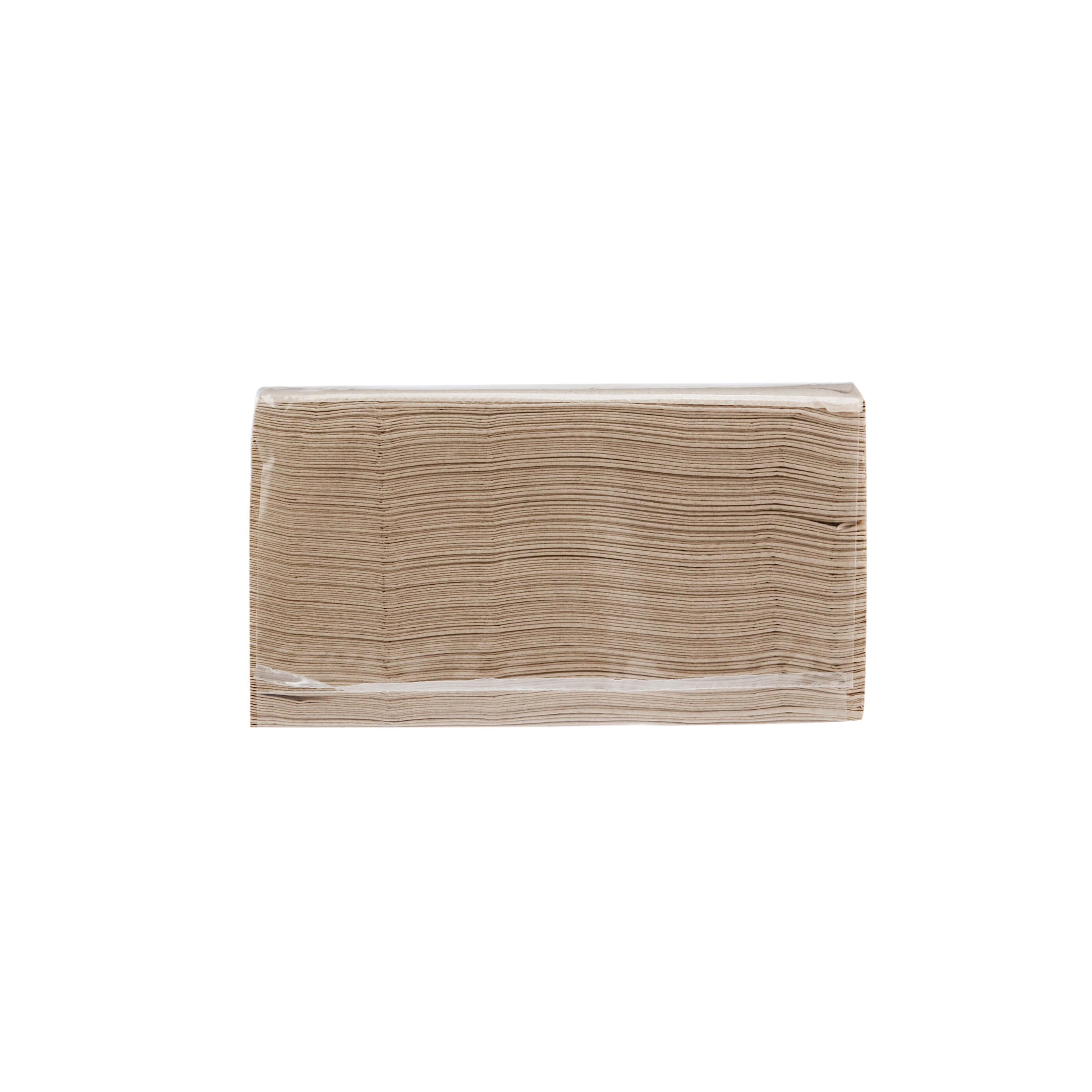 Soft n Cool Z Fold Tissue Brown 25 x 27 cm - Hotpack Global