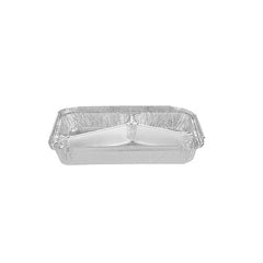 Aluminium Container 3 Compartment 225x177x30mm 500 Pieces - hotpackwebstore.com - Aluminium Containers