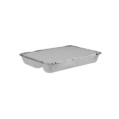 Aluminium Container 3 Compartment 225x177x30mm 500 Pieces - hotpackwebstore.com - Aluminium Containers