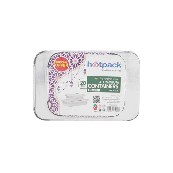 Aluminium Container Combo Offer Pack - hotpackwebstore.com - Aluminium Containers