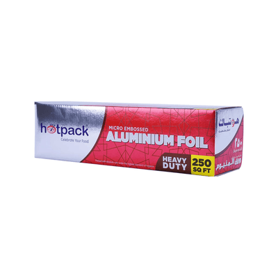 Aluminium Foil Embossed 30cmx250Sqft 6 Rolls - hotpackwebstore.com - Aluminium Foil