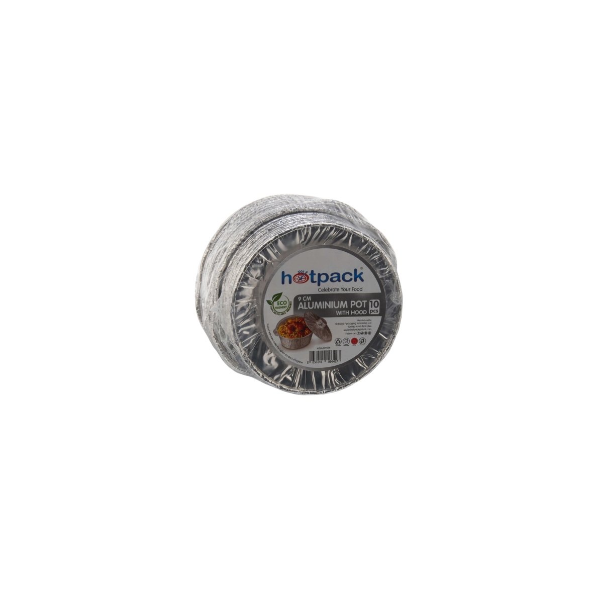 Aluminium Pot With Lid 5 pieces - hotpackwebstore.com - Aluminium Pots