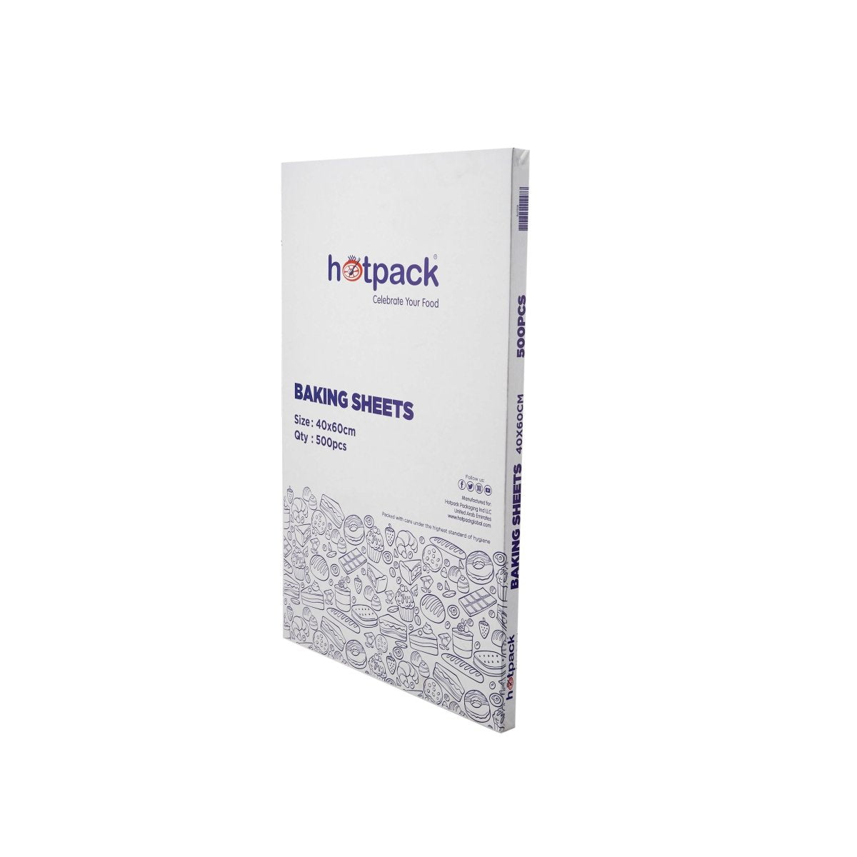 Baking Paper Sheets 500 Pieces - hotpackwebstore.com - Baking Paper
