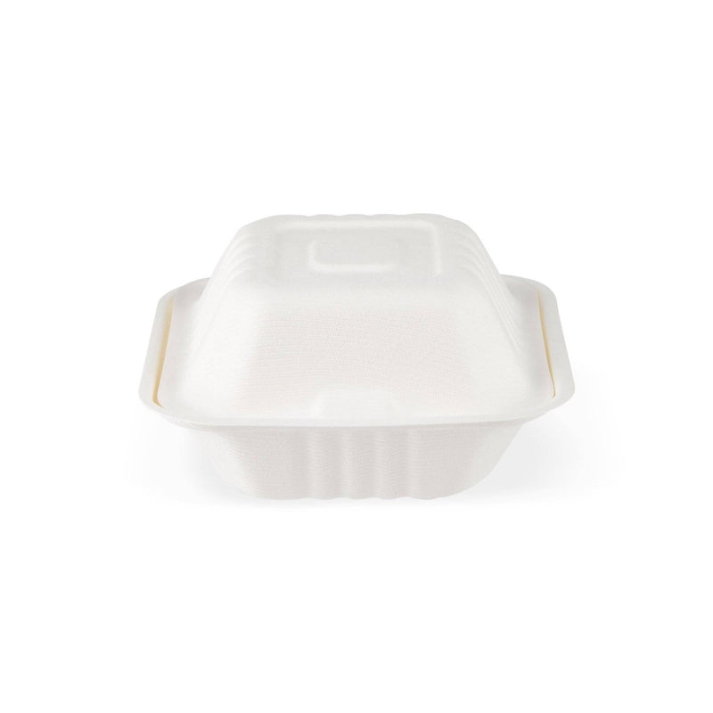 Bio Degradable Burger Box 6 inch 500 Pieces - hotpackwebstore.com - Burger Boxes