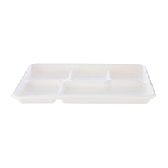Bio - Degradable Plate 5 - Compartment 12.5 Inch 500 Pieces - hotpackwebstore.com - Bio - Degradable Plates