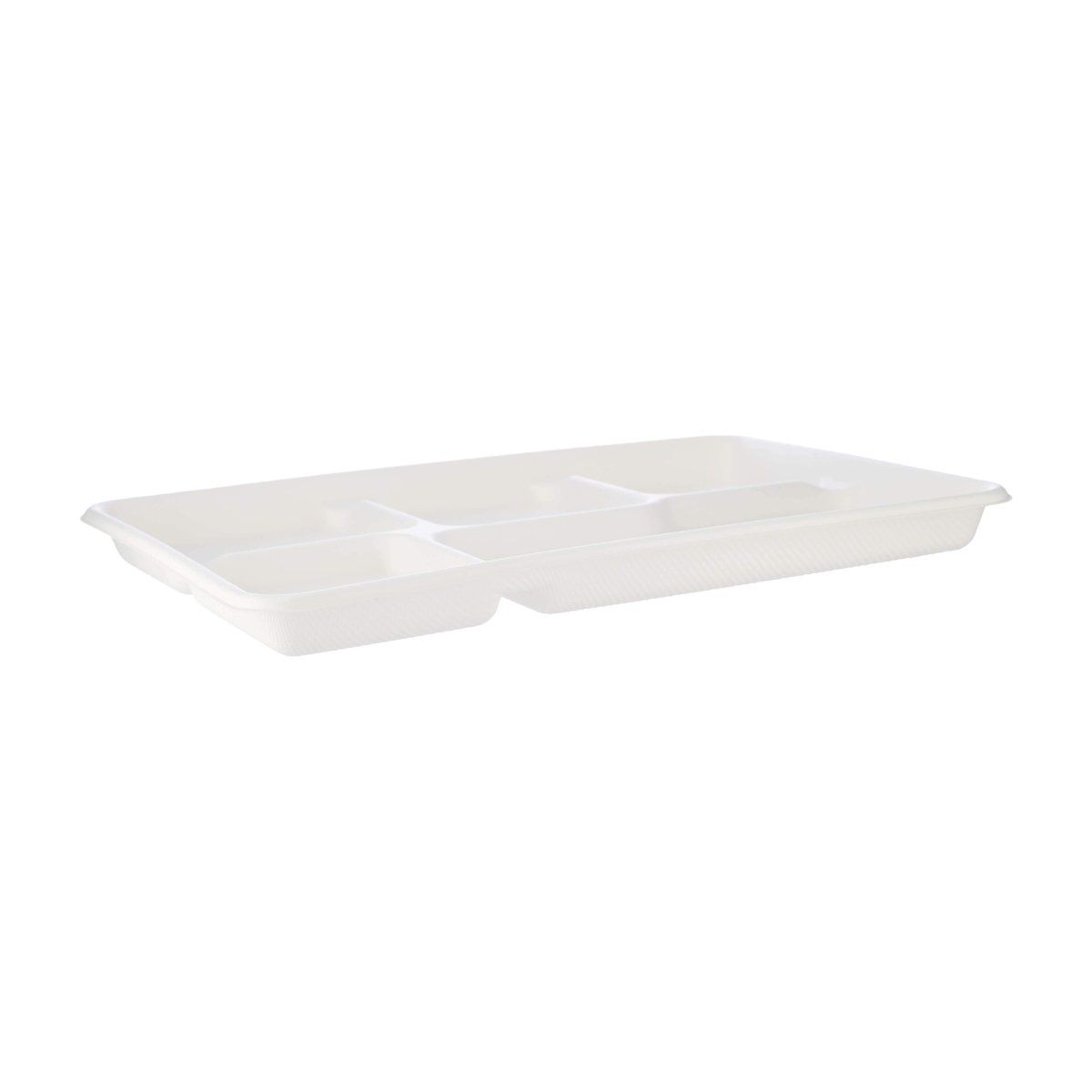 Bio - Degradable Plate 5 - Compartment 12.5 Inch 500 Pieces - hotpackwebstore.com - Bio - Degradable Plates