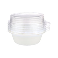 Bio - Degradable Round Bowl 8 Oz - hotpackwebstore.com - Biodegrdable Bowl