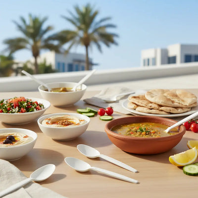 Bio-Degradable Spoon Medium Duty 2000 Pieces - hotpackwebstore.com