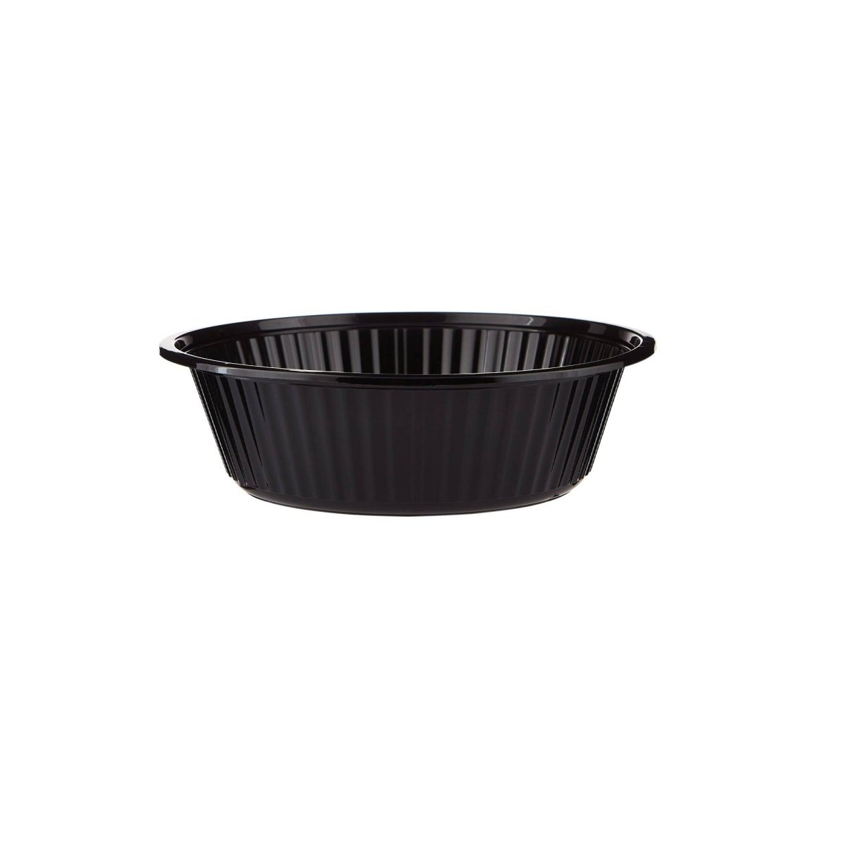Black Base Heavy Duty Round Container 32 Oz 300 Pieces - hotpackwebstore.com - Black Base Containers
