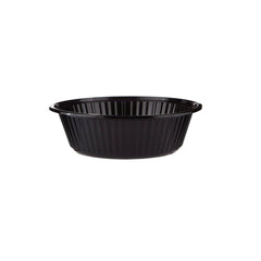 Black Base Heavy Duty Round Container 32 Oz 300 Pieces - hotpackwebstore.com - Black Base Containers