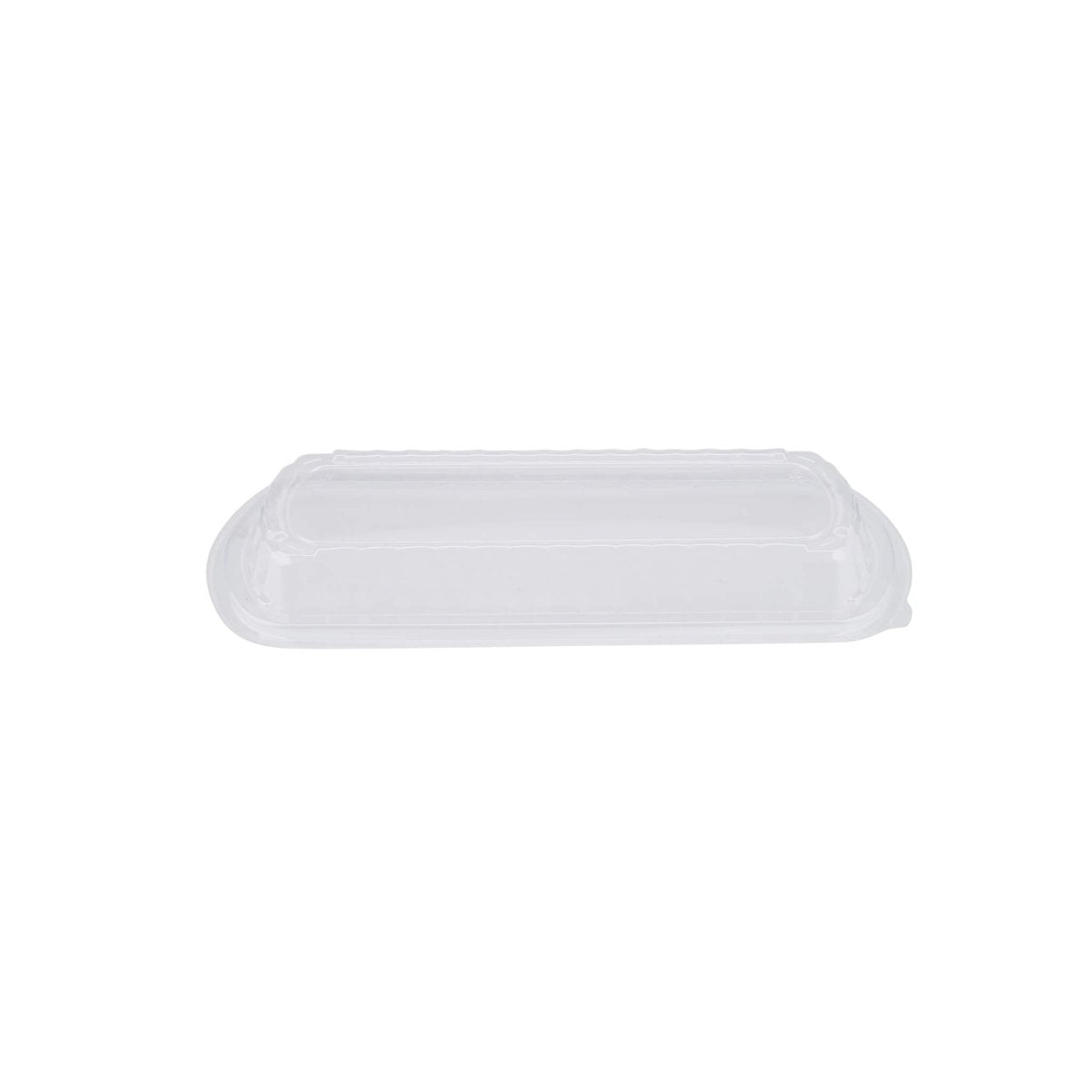 Black Base Rib Container With Lid 125 Pieces - hotpackwebstore.com - Black Base Containers