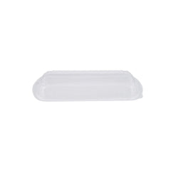 Black Base Rib Container With Lid 125 Pieces - hotpackwebstore.com - Black Base Containers