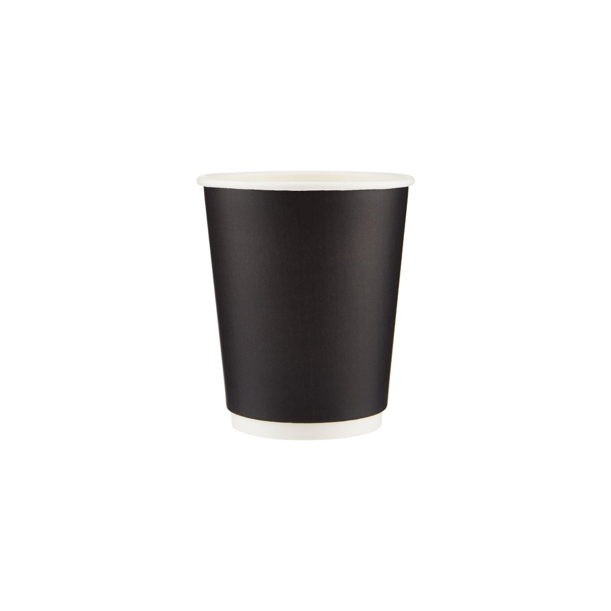 Black Double Wall Paper Cups - hotpackwebstore.com - Double Wall Paper Cups