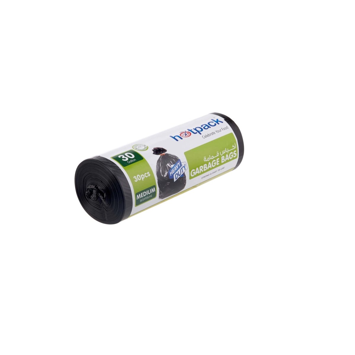 Black Heavy Duty Garbage Bag Roll - hotpackwebstore.com - Heavy Duty Garbage Bags