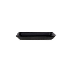 Black Rectangle Foam Tray 21.5 X 17.7 X 1.8 cm 250 Pieces - hotpackwebstore.com - Foam Tray
