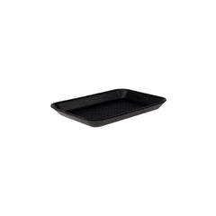 Black Rectangle Foam Tray 21.5 X 17.7 X 1.8 cm 250 Pieces - hotpackwebstore.com - Foam Tray