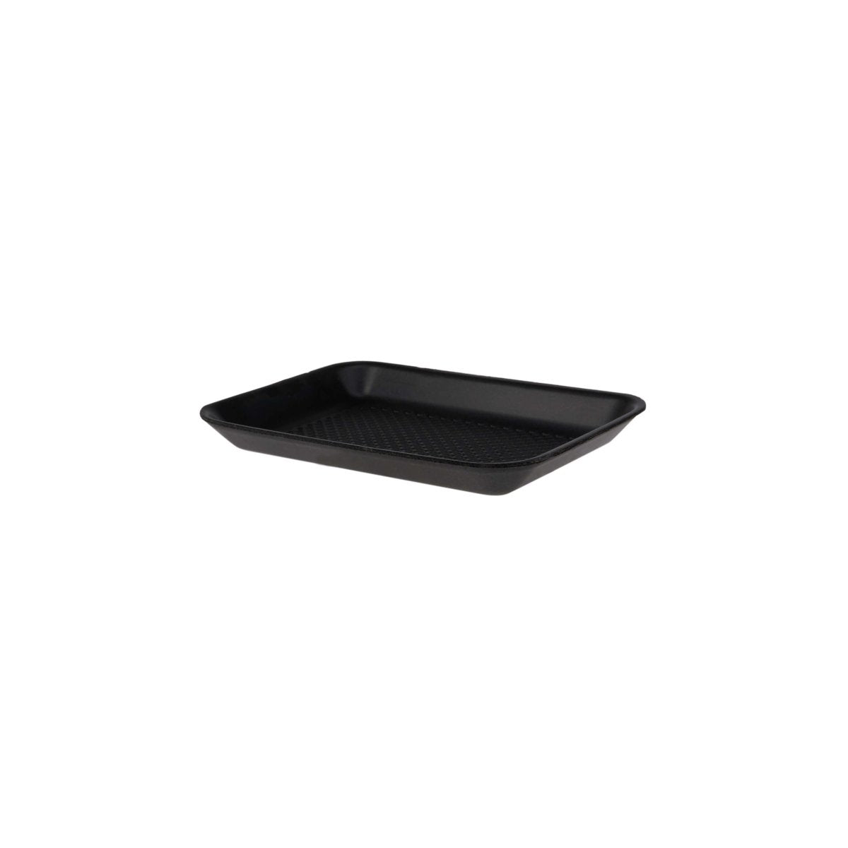 Black Rectangle Foam Tray 21.5 X 17.7 X 1.8 cm 250 Pieces