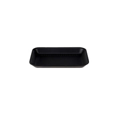 Black Rectangle Foam Tray 21.5 X 17.7 X 1.8 cm 250 Pieces - hotpackwebstore.com - Foam Tray