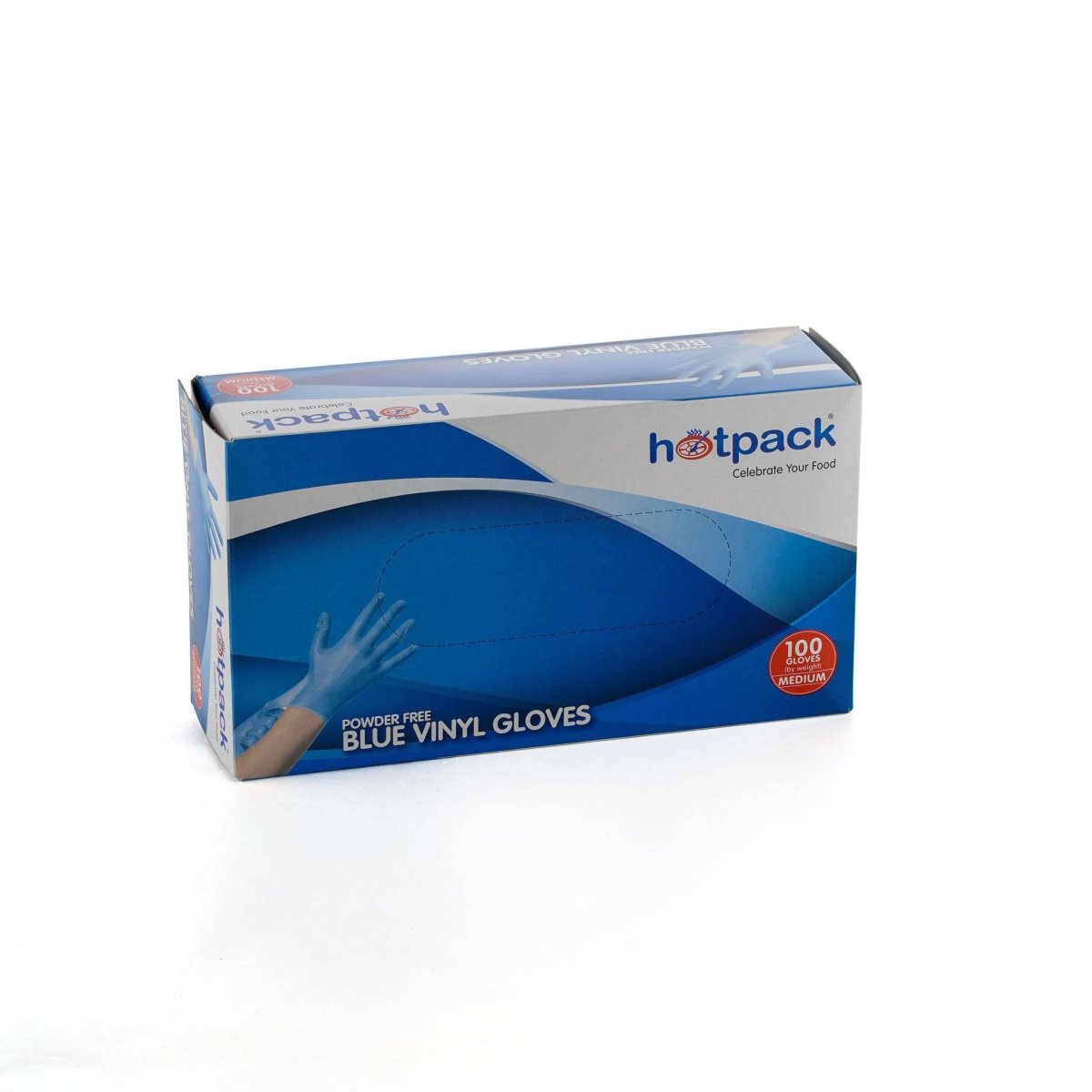 Blue Powder Free Vinyl Gloves - hotpackwebstore.com - Vinyl Gloves