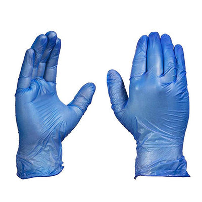 Blue Powder Free Vinyl Gloves - hotpackwebstore.com - Vinyl Gloves