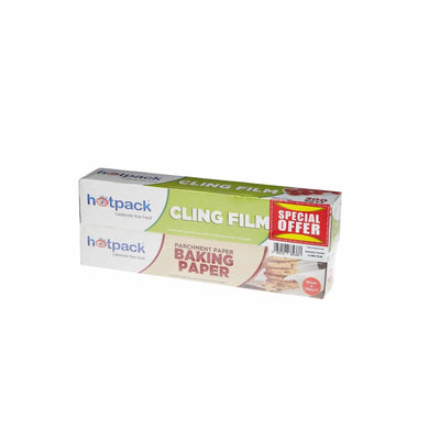 Buy Cling Film Get Baking Paper Roll Free Combo - hotpackwebstore.com - Cling Film