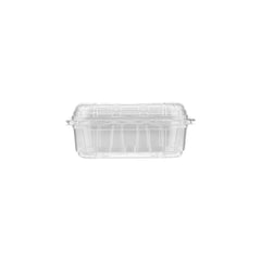 Clear PET Punnet Hinged Container - hotpackwebstore.com - Plastic Products