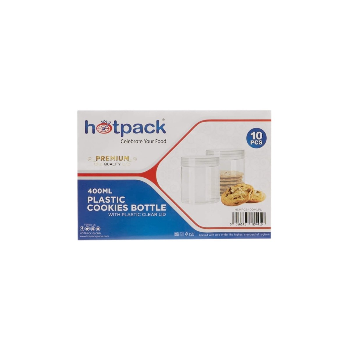 Clear Plastic Jar with Lid - hotpackwebstore.com - Cookies Bottles