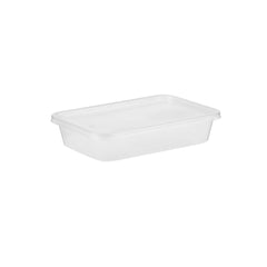 Clear Rectangle Microwave Container - hotpackwebstore.com - Microwavable Containers