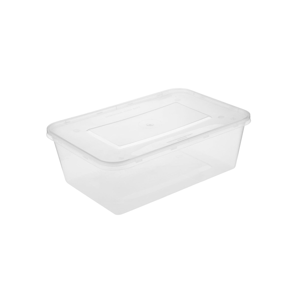 Clear Rectangle Microwave Container - hotpackwebstore.com - Microwavable Containers
