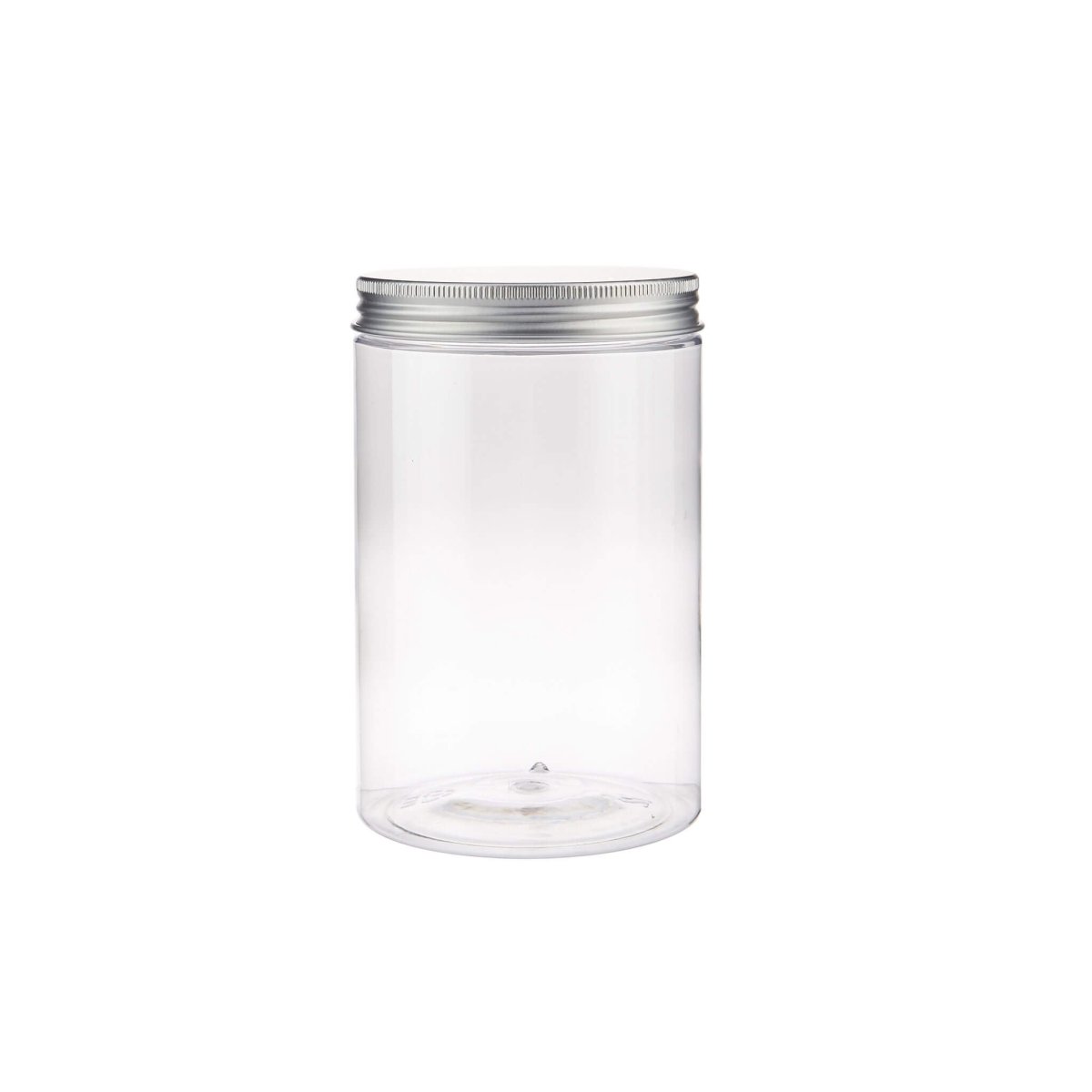 Cookie Plastic Jar with Silver Lid - hotpackwebstore.com - Cookies Bottles