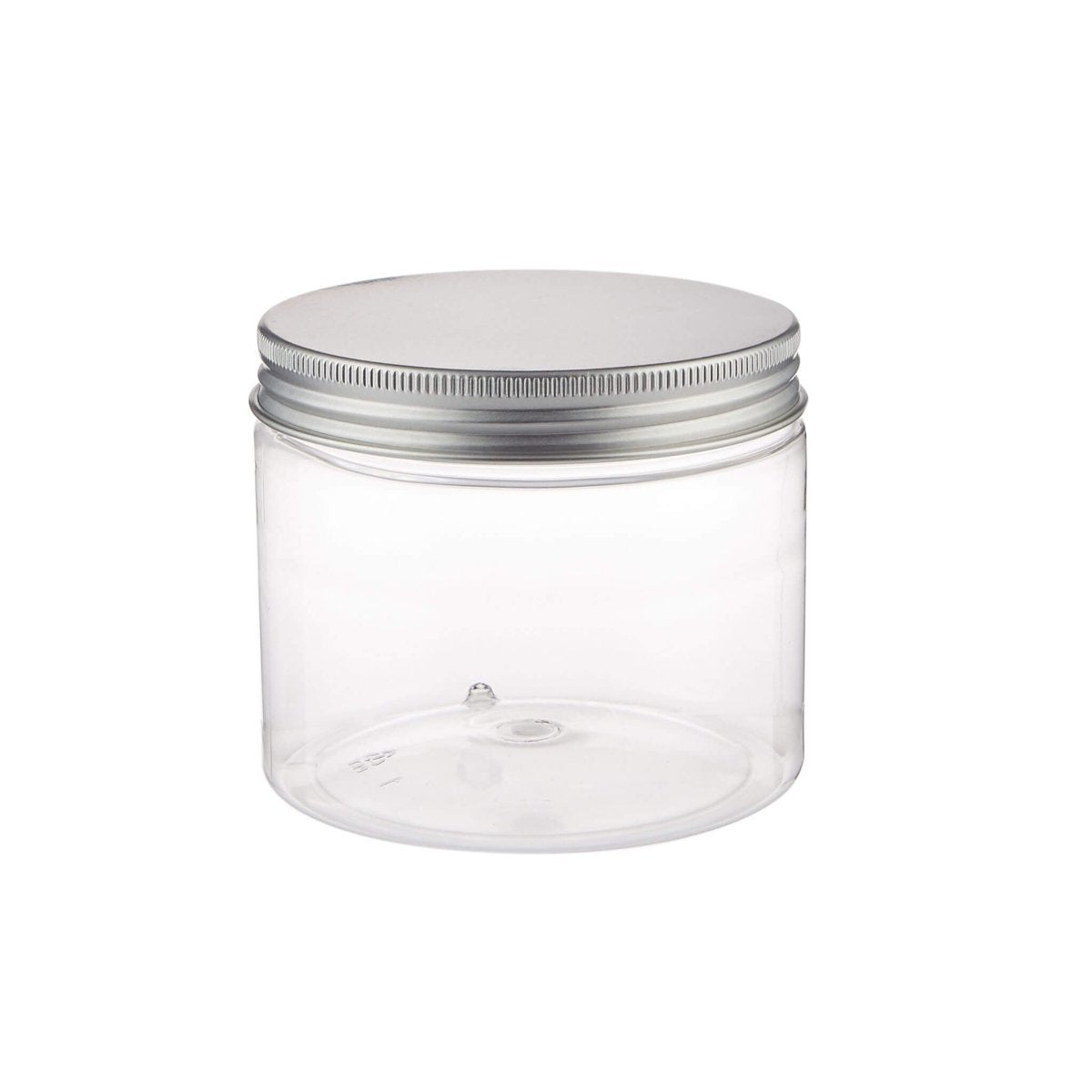 Cookie Plastic Jar with Silver Lid - hotpackwebstore.com - Cookies Bottles