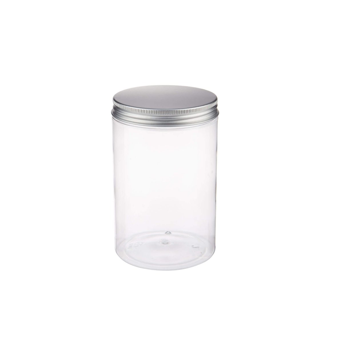 Cookie Plastic Jar with Silver Lid - hotpackwebstore.com - Cookies Bottles