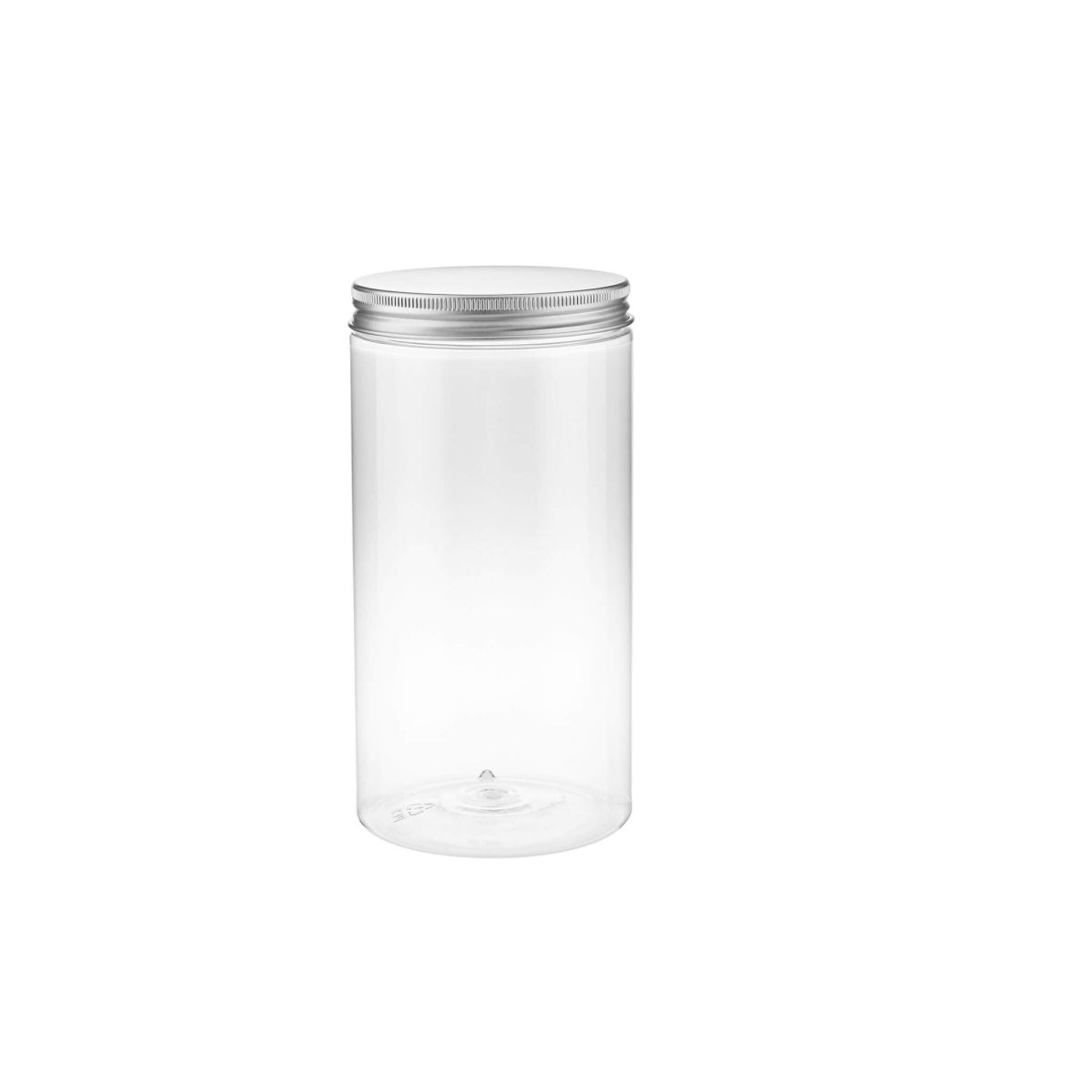 Cookie Plastic Jar with Silver Lid - hotpackwebstore.com - Cookies Bottles