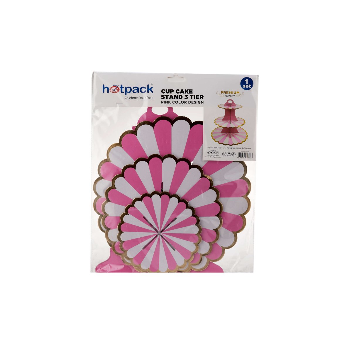 Cup Cake Stand 3 Layer - hotpackwebstore.com - Baking & Decoration