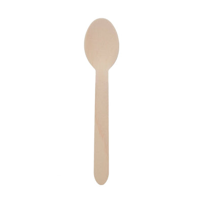 Disposable Wooden Spoons - hotpackwebstore.com - Wooden Cutlery