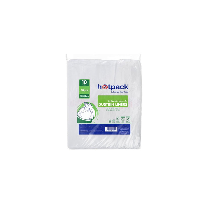 Dustbin Bag White 45 x 55 Cm - hotpackwebstore.com - Dustbin Bags