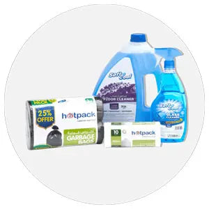 أكياس قمامة وتنظيف