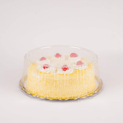 Gold Base Round Cake Container With Lid - hotpackwebstore.com - Cake Containers