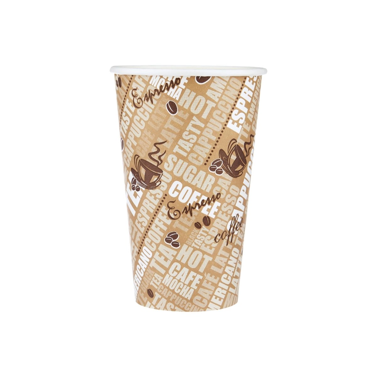 Heavy Duty Printed Single Wall Paper Cups - hotpackwebstore.com