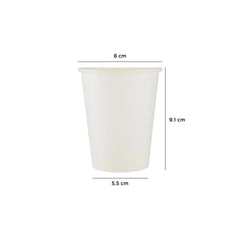 Heavy Duty White Single Wall Paper Cups - hotpackwebstore.com - Single Wall Paper Cups