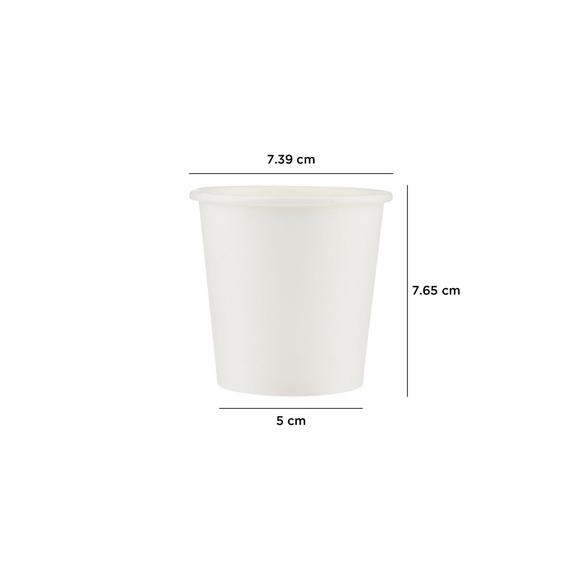 Heavy Duty White Single Wall Paper Cups - hotpackwebstore.com - Single Wall Paper Cups