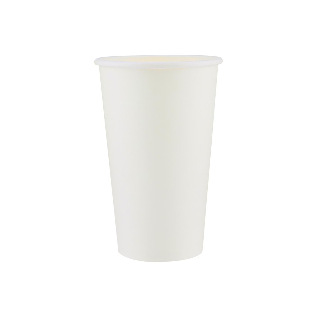 Heavy Duty White Single Wall Paper Cups - hotpackwebstore.com